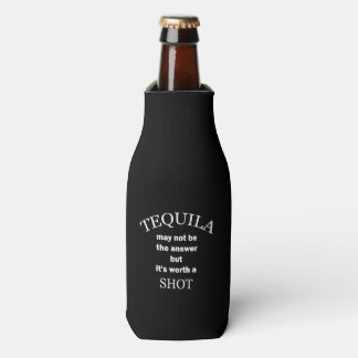 Tequila Worth a Shot Black Flaschenkühler