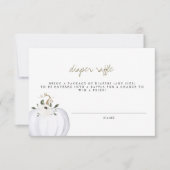 Tera - Boho Green Gold Diaper Raffle Ticket Einladung (Vorderseite)