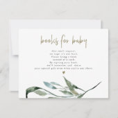 TERA Fall Watercolor Grünbücher für Kinderkarte Einladung (Vorderseite)