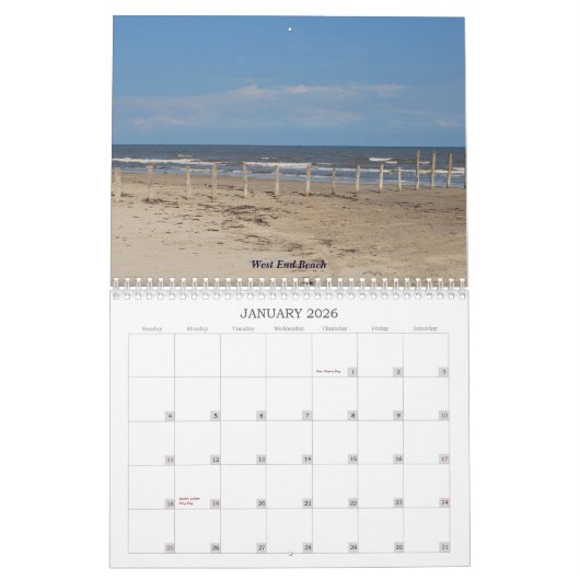 TeraBella Fotografie stellt Galveston, Texas dar Kalender (Jan 2026)