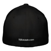 TERAblah.com Bestickte Baseballkappe (Rückseite)