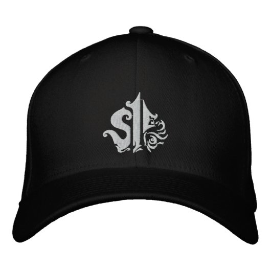 TERAblah.com Bestickte Baseballkappe (Vorderseite)