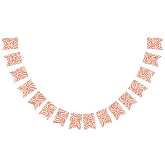 Teracotta Wedding Collection Karo überprüft Wimpelkette (Alle)