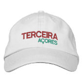 Terceira Azores Hat Bestickte Kappe (Vorderseite)