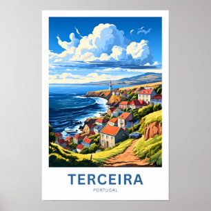 Terceira Portugal Travel Print Poster