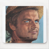 Terence Hill Mit Stroh Hut Mousepad (Vorne)