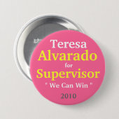Teresa Alvarado für Aufsichtskraft, 2010 Button (Vorne & Hinten)