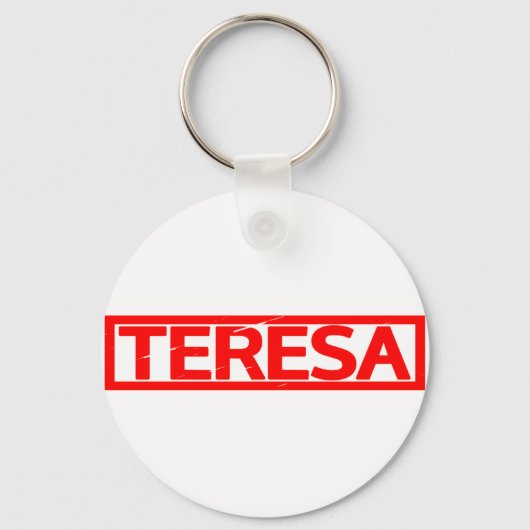 Teresa Briefmarke Schlüsselanhänger (Vorderseite)