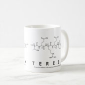Teresa-Peptidnamen-Tasse Kaffeetasse (VorderseiteRechts)