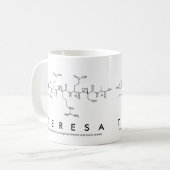 Teresa-Peptidnamen-Tasse Kaffeetasse (Vorderseite Links)
