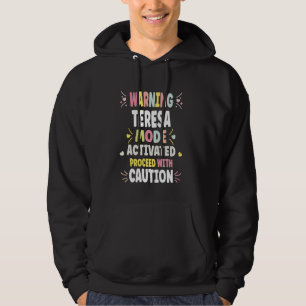 TERESA Personalisiertes Geschenk für Frauen, indiv Hoodie