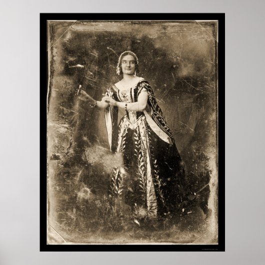 Teresa Truffi Daguerreotype 1848 Poster (Vorne)