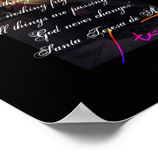 Teresa von Ávila - François Gérard Poster (Ecke)