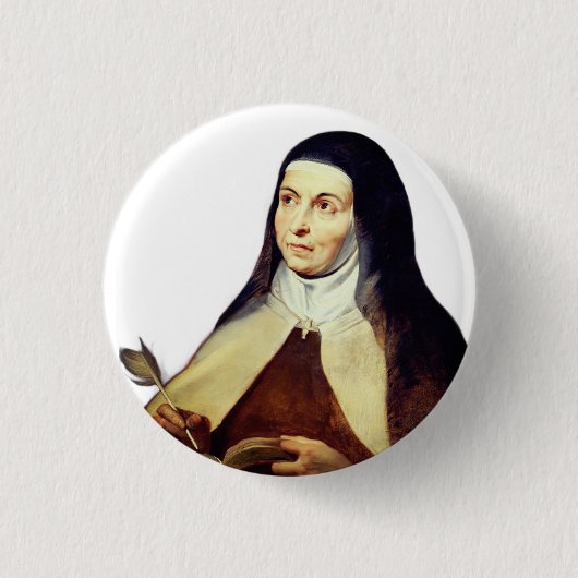 Teresa von Ávila von Rubens Button (Vorderseite)