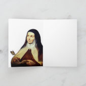 Teresa von Ávila von Rubens Dankeskarte (Innenseite)