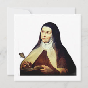 Teresa von Ávila von Rubens Feiertagskarte