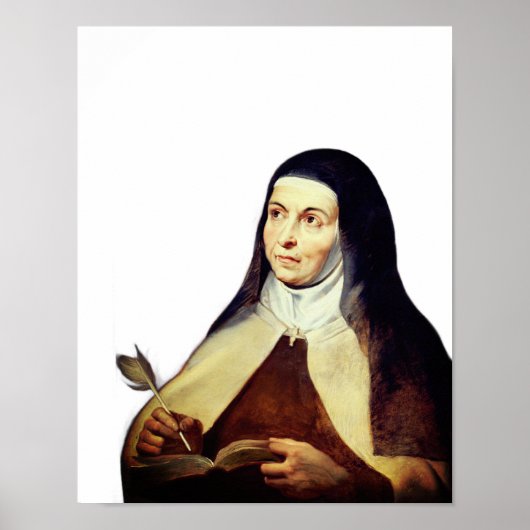 Teresa von Ávila von Rubens Poster (Vorne)