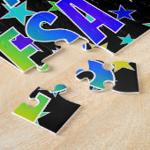 "TERESA" Vorname, Spaß "GLÜCKLICHER GEBURTSTAG" Puzzle (Seite)