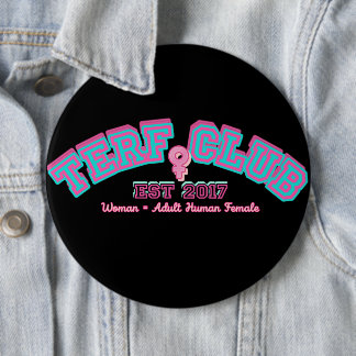 TERF-Abzeichen Button