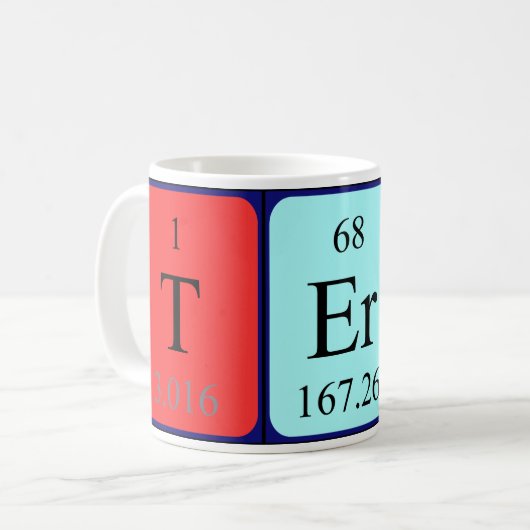 Teri Periodenname Tasse (Vorderseite Links)