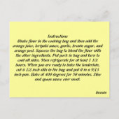 Teriyaki Pork Tenderloin Postkarte (Rückseite)