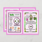 Terlin Wizard - Terbium Element Postkarte (Vorne/Hinten)