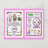 Terlin Wizard - Terbium Element Postkarte (Rückseite)