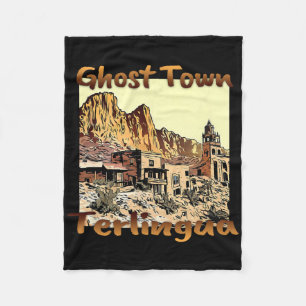 Terlingua Ghost Town Texas Ein einzigartiger Urlau Fleecedecke