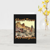 Terlingua Ghost Town Texas Ein einzigartiger Urlau Karte (Gelbe Blume)