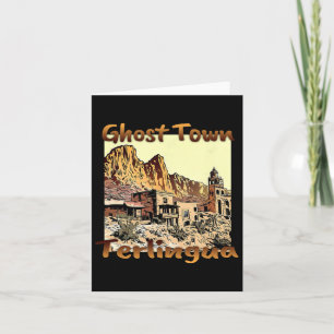 Terlingua Ghost Town Texas Ein einzigartiger Urlau Karte