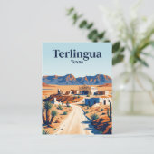 Terlingua USA Postkarte (Stehend Vorderseite)