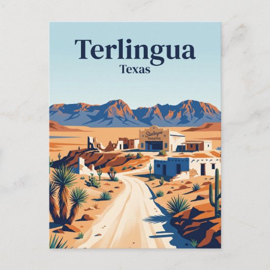 Terlingua USA Postkarte (Vorderseite)