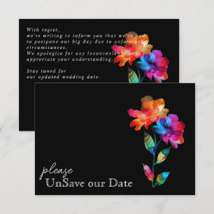 🌈 Termin absagen mit Petals & Pride Begleitkarte