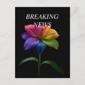 🌈Termin der Hochzeit GEÄNDERT Begleitkarte (Vorderseite)