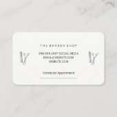 Termin des Barbershops (Rückseite)