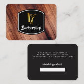 Termin des Barbershops (Vorne/Hinten)