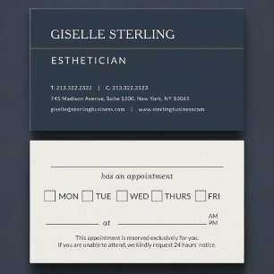 Termin Erinnerung für Esthetiker-Praxis