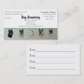 Termin für die Pflege von Hunden und Haustieren (Vorne/Hinten)