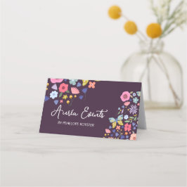 Termin Karte für Florale Design Veranstaltungen