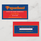 Termin Karte für Superheat (Vorne/Hinten)