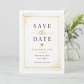 Termin Merkkarte Save The Date (Stehend Vorderseite)
