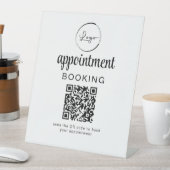 Terminabrechnung für QR-Code Sockelschild (In Situ)