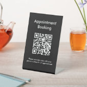 Terminabrechnung QR-Code Sockelschild (In SItu)