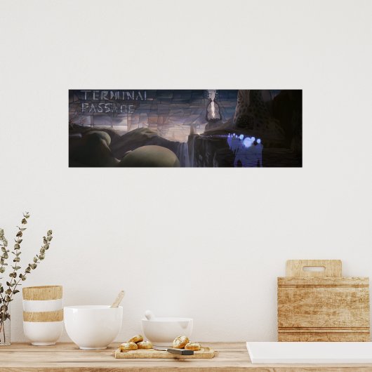 Terminal Passage Poster 2 breit (Küche)