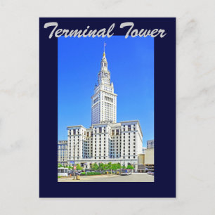 Terminal Tower, Cleveland, Ohio, U.S.A. Postkarte