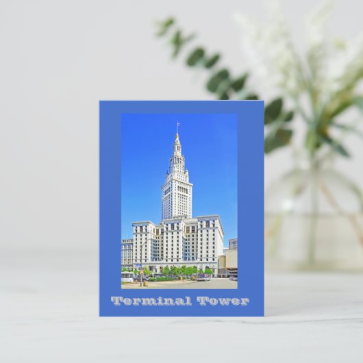 Terminal Tower, Cleveland, Ohio, U.S.A. Postkarte (Stehend Vorderseite)
