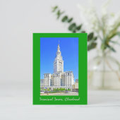 Terminal Tower, Cleveland, Ohio, U.S.A. Postkarte (Stehend Vorderseite)