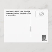 Terminal Tower, Cleveland, Ohio, U.S.A. Postkarte (Rückseite)