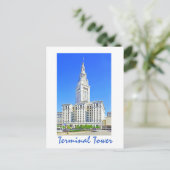 Terminal Tower, Cleveland, Ohio, U.S.A. Postkarte (Stehend Vorderseite)