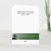 Terminal Tower with Grillwork Karte (Rückseite)